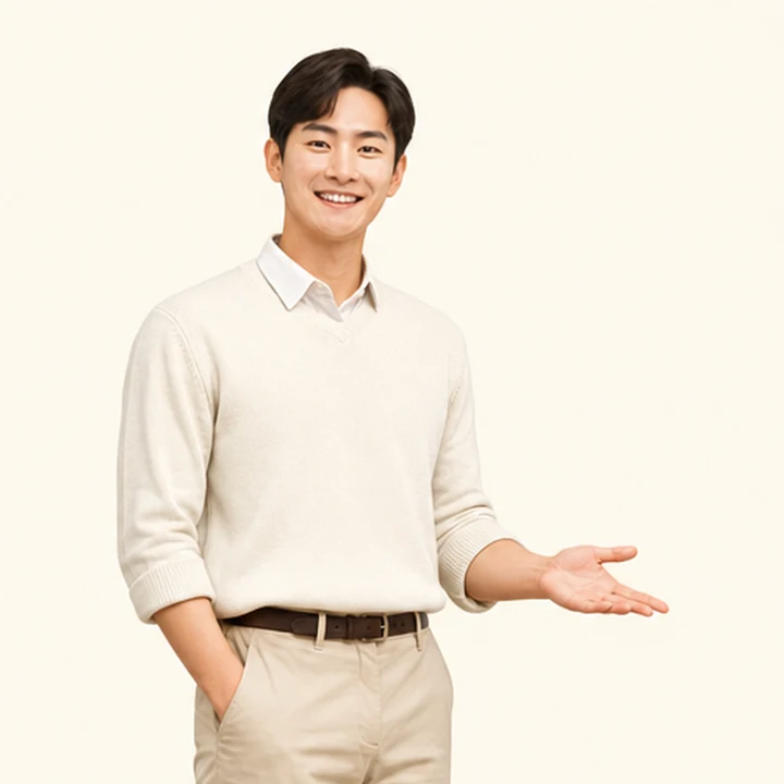 레이 중고차 장기렌트 상담 신청을 안내하는 담당자